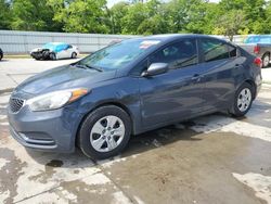 Salvage cars for sale from Copart Augusta, GA: 2016 KIA Forte LX