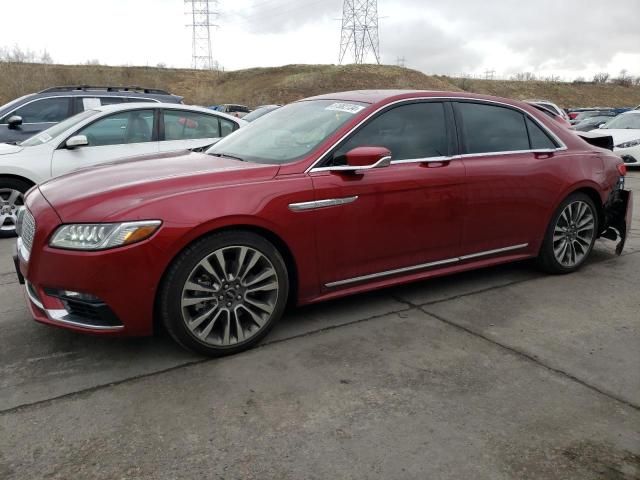 2017 Lincoln Continental Reserve