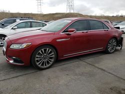 Lincoln salvage cars for sale: 2017 Lincoln Continental Reserve