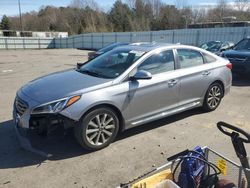 Salvage cars for sale from Copart Assonet, MA: 2017 Hyundai Sonata Sport