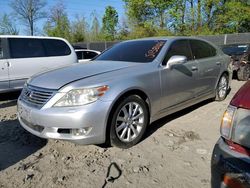 Salvage cars for sale at Waldorf, MD auction: 2010 Lexus LS 460L