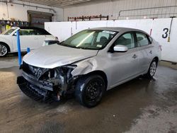 Salvage cars for sale at Candia, NH auction: 2015 Nissan Sentra S