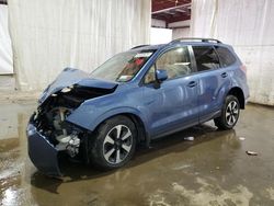 Salvage cars for sale from Copart Central Square, NY: 2018 Subaru Forester 2.5I Premium