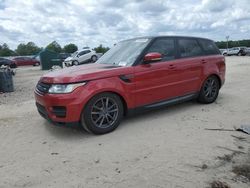 Salvage cars for sale from Copart Midway, FL: 2016 Land Rover Range Rover Sport SE
