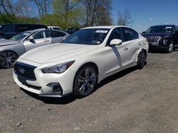 Salvage cars for sale at Marlboro, NY auction: 2021 Infiniti Q50 Sensory