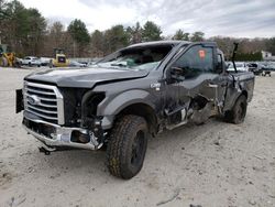 Salvage cars for sale at Mendon, MA auction: 2015 Ford F150 Supercrew