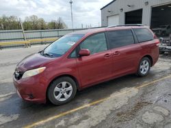Salvage cars for sale at Rogersville, MO auction: 2011 Toyota Sienna LE