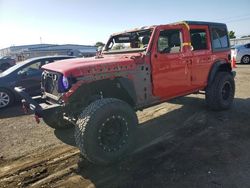 Salvage cars for sale at San Diego, CA auction: 2021 Jeep Wrangler Unlimited Sport