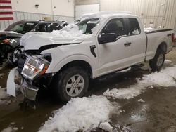 Salvage cars for sale from Copart Candia, NH: 2021 Ford F150 Super Cab