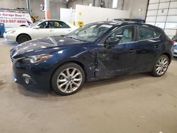 Salvage cars for sale from Copart Blaine, MN: 2015 Mazda 3 Grand Touring