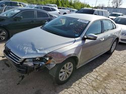 Volkswagen salvage cars for sale: 2013 Volkswagen Passat S