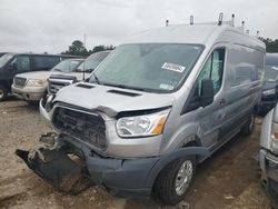 Salvage trucks for sale at Brookhaven, NY auction: 2017 Ford Transit T-350