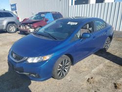 Honda Civic salvage cars for sale: 2015 Honda Civic EXL