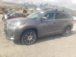 Salvage cars for sale from Copart Reno, NV: 2017 Toyota Highlander SE