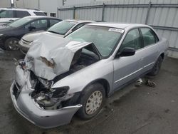 Honda Accord Value salvage cars for sale: 2001 Honda Accord Value