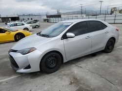 Salvage cars for sale from Copart Sun Valley, CA: 2019 Toyota Corolla L