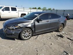 Salvage cars for sale at Earlington, KY auction: 2017 Ford Fusion SE