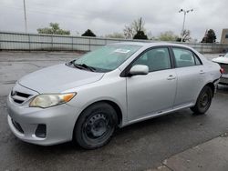 Salvage cars for sale at Littleton, CO auction: 2011 Toyota Corolla Base