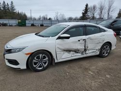 Honda Civic lx salvage cars for sale: 2016 Honda Civic LX