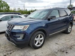 Salvage SUVs for sale at auction: 2017 Ford Explorer XLT