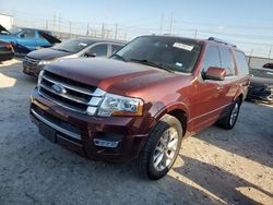 Salvage cars for sale at Haslet, TX auction: 2015 Ford Expedition Limited