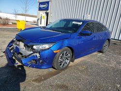 Salvage cars for sale at Mcfarland, WI auction: 2017 Honda Civic EX