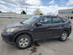Salvage cars for sale from Copart Littleton, CO: 2014 Honda CR-V LX