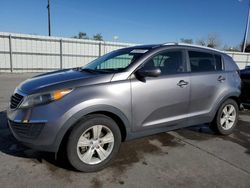 Salvage cars for sale at auction: 2012 KIA Sportage Base