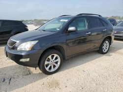 Salvage cars for sale from Copart San Antonio, TX: 2009 Lexus RX 350