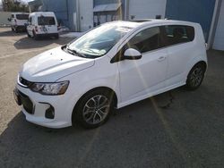 Chevrolet Sonic LT salvage cars for sale: 2018 Chevrolet Sonic LT