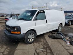 Salvage cars for sale from Copart Woodhaven, MI: 2014 Chevrolet Express G1500