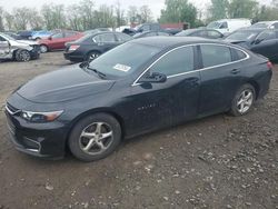 Salvage cars for sale from Copart Baltimore, MD: 2017 Chevrolet Malibu LS