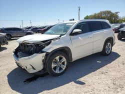 Salvage cars for sale at Oklahoma City, OK auction: 2018 Toyota Highlander Limited