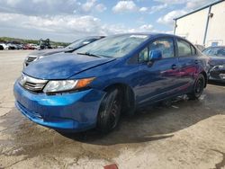 Vehiculos salvage en venta de Copart Memphis, TN: 2012 Honda Civic LX