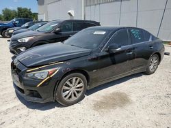 Salvage cars for sale from Copart Apopka, FL: 2016 Infiniti Q50 Base