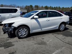 Salvage cars for sale from Copart Exeter, RI: 2017 Toyota Camry LE