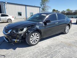 Salvage cars for sale at Tulsa, OK auction: 2013 Honda Accord EXL