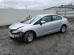 Salvage cars for sale at Albany, NY auction: 2014 Honda Civic LX