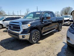 Salvage cars for sale at Lansing, MI auction: 2015 Toyota Tundra Double Cab SR/SR5