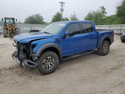 Salvage cars for sale from Copart Midway, FL: 2018 Ford F150 Raptor