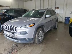 Salvage cars for sale at Madisonville, TN auction: 2017 Jeep Cherokee Limited