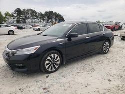 Salvage cars for sale from Copart Loganville, GA: 2017 Honda Accord Touring Hybrid