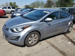 Salvage cars for sale from Copart Moraine, OH: 2016 Hyundai Elantra SE