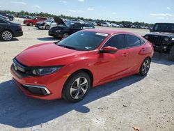 Salvage cars for sale from Copart Arcadia, FL: 2019 Honda Civic LX