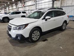 Salvage cars for sale from Copart Woodburn, OR: 2018 Subaru Outback 2.5I Premium