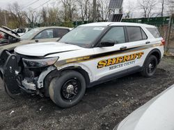 Salvage cars for sale at Marlboro, NY auction: 2023 Ford Explorer Police Interceptor