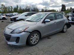 Salvage cars for sale from Copart Portland, OR: 2012 Mazda 3 I