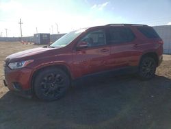 Salvage cars for sale at Greenwood, NE auction: 2021 Chevrolet Traverse RS