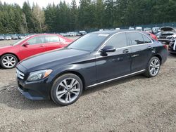 Salvage cars for sale from Copart Graham, WA: 2018 Mercedes-Benz C 300 4matic