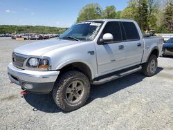 Salvage cars for sale from Copart Concord, NC: 2002 Ford F150 Supercrew